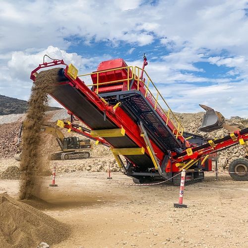 Criba de cribado en seco - BPE102 - Boratas Machinery - de proceso / para obra de construcción / para minas