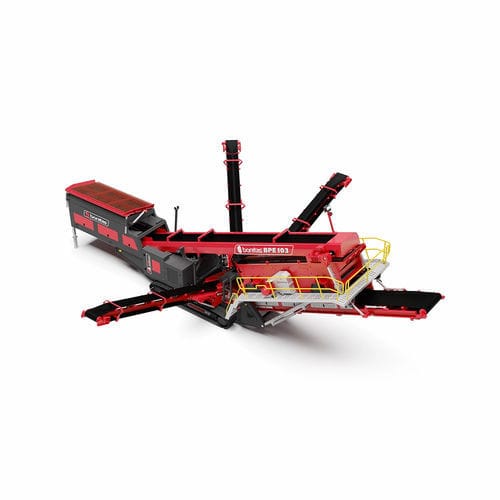 Criba de cribado en seco - BPE103 - Boratas Machinery - para obra de construcción / para minas / para reciclaje