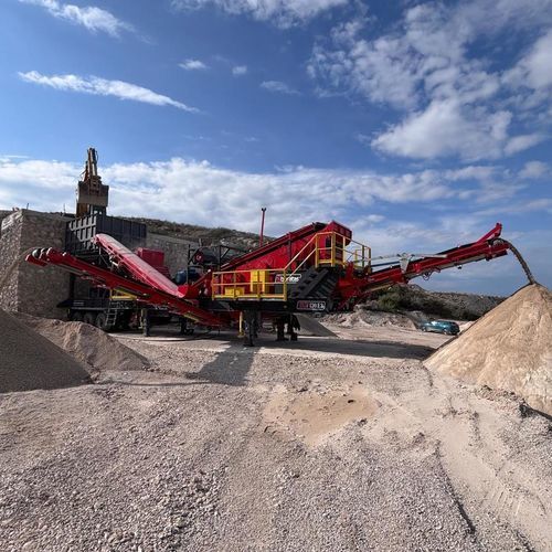 Unidad de machacado y cribado de impacto - BLT130-E4 - Boratas Machinery - móvil / para la producción de arena / para el sector servicios