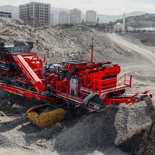 Machacadora de impacto - BLK02-E - Boratas Machinery - semimóvil / primaria / para piedra caliza