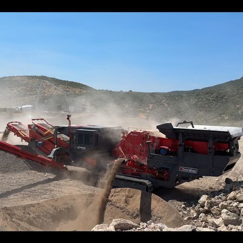 Machacadora de impacto - BPK100-S - Boratas Machinery - móvil / para materiales de construcción / eléctrica