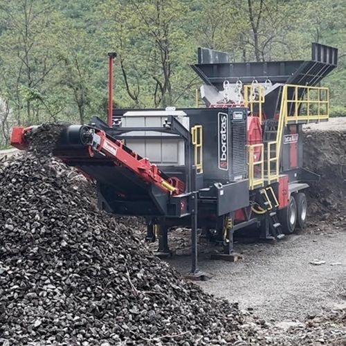 Machacadora de mandíbula - BLJ106 - Boratas Machinery - móvil / primaria / para piedras