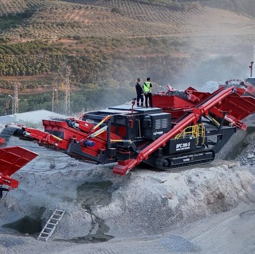 Machacadora de cono - BPC200-S - Boratas Machinery - móvil / secundaria / para piedras
