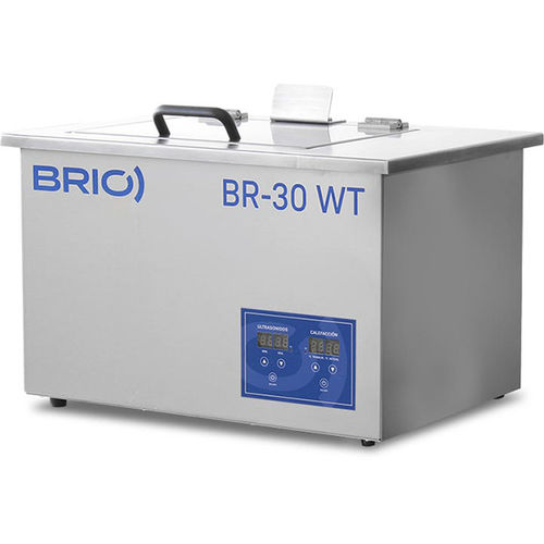 Limpiador ultrasónico benchtop - BR-30 WT - BRIO Ultrasonics - con temporizadores / de acero inoxidable / para uso intensivo