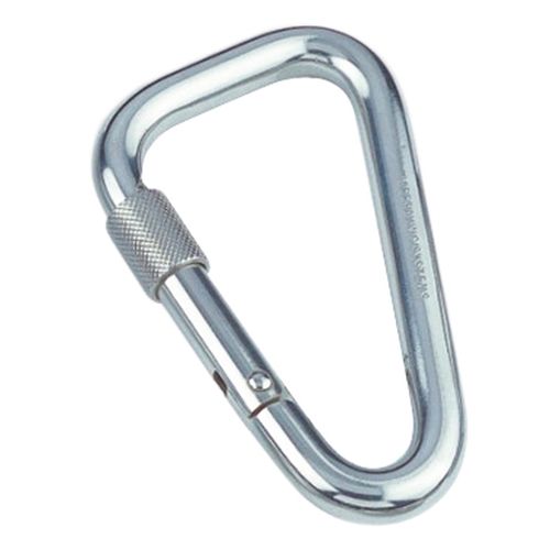 Mosquetón de bloqueo - 8953  - Marinetech Edelstahlhandel - de acero / de acero inoxidable / asimétrico