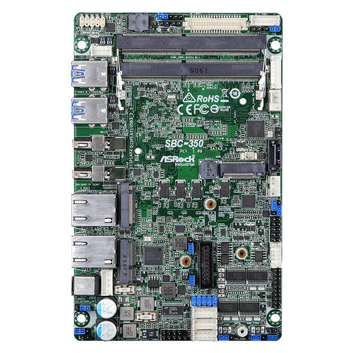 Ordenador monotarjeta ATX - SBC-350 - ASRock Industrial - 3,5" / Intel® Core™ i7-8665UE / 8th Generation Intel® Core™