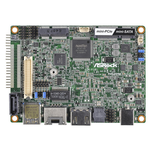 Placa madre Pico-ITX - SOM-P102D  - ASRock Industrial - Intel® Apollo Lake / Intel® Pentium® N4200 / DDR3L SO-DIMM