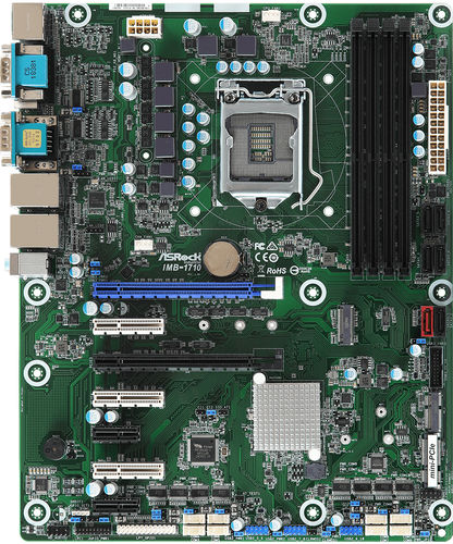 Placa madre ATX - IMB-1710 - ASRock Industrial - Intel® Celeron® / Intel® Core i3 / Intel® Core i5