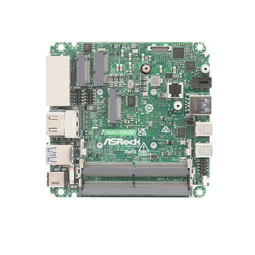 Placa madre NUC - NUC-155H R2  - ASRock Industrial - Intel® Core™ Ultra / DDR5 SO-DIMM / SATA3