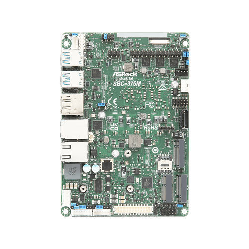 Ordenador monotarjeta 3,5" - SBC-375M  - ASRock Industrial - Intel® Core™ Ultra / SATA3 / M.2 Key M