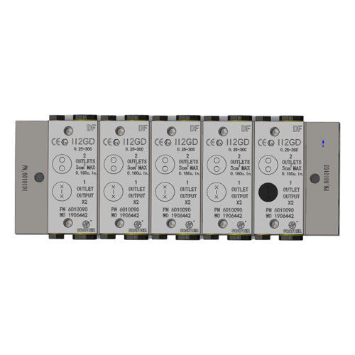 Dispensador de lubricante - DFF - SOATO FLUID SYSTEM - dos líneas / flexible / modular
