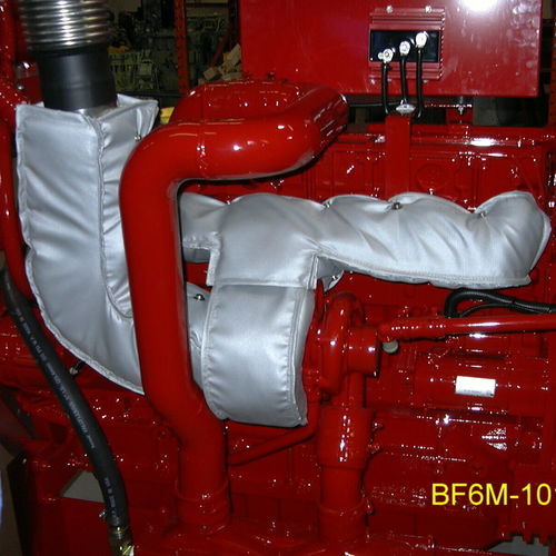 Manta aislante amovible - FDEU series - Firwin Corp. - de escape / para motor