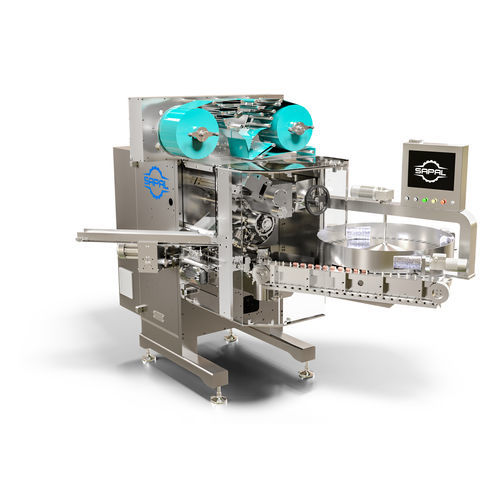 Máquina de embalaje automática - CHOCODISK  - Sapal SA - con film / para producto de chocolates / para la industria agroalimentaria