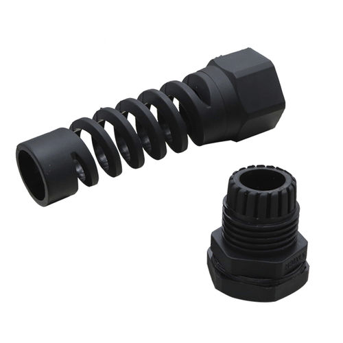 Prensaestopas de nailon - HX-NLZ series - YUEQING HONGXIANG CONNECTOR MANUFACTRER CO., LTD - IP68 / roscado / recto