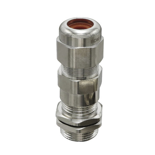 Prensaestopas de latón - HX-EX-2 series - YUEQING HONGXIANG CONNECTOR MANUFACTRER CO., LTD - IP54 / roscado / recto