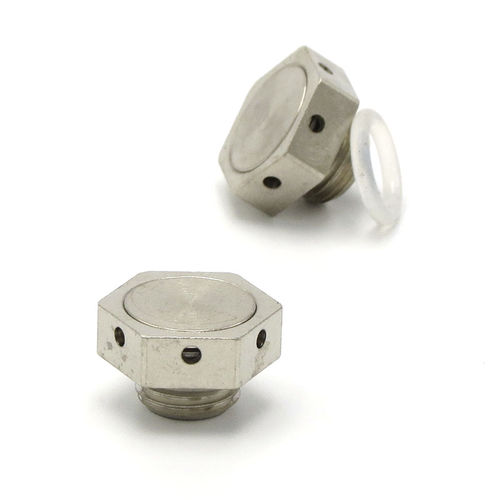 Tapón redondo - HX-BF series - YUEQING HONGXIANG CONNECTOR MANUFACTRER CO., LTD - hexagonal / macho / roscado