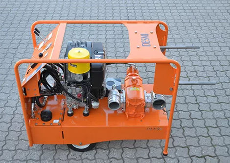 Grupo hidráulico con motor eléctrico - DESMI Pumping Technology A/S - de bomba / de aceite / portátil