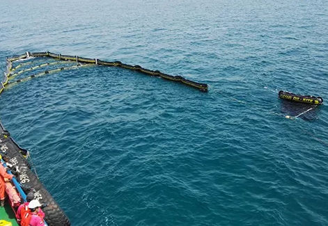 Barrera flotante de contención de aceite - Ro-Kite - DESMI Pumping Technology A/S - flotante