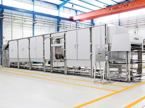 Cocedor industrial continuo - Hermasa - Cannin Technology - para sardinas / automático / con secado