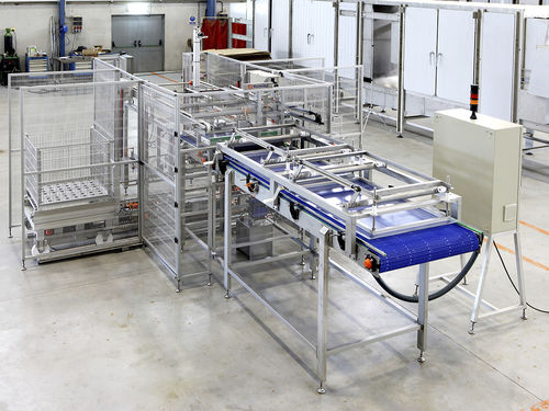 Paletizador por capas - Hermasa - Cannin Technology - de latas / para cámara de autoclave / de esterilización
