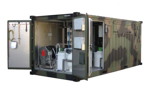 Unidad de purificación de agua de proceso - Blue Sea Shelter - Idro group - de ósmosis inversa / compacta