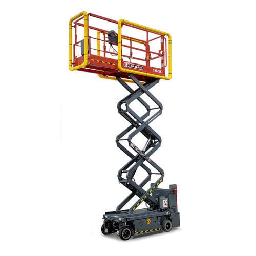 Plataforma elevadora de tijera antideflagrante - 1932EX - Bailey lifts - con ruedas / alimentada por batería / para atmósfera explosiva