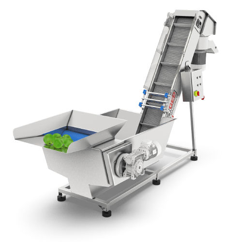 Lavadora agroalimentaria de banda - MDK 1500 - Maurer Gep Kft. - para verdura / para fruta / de cepillo