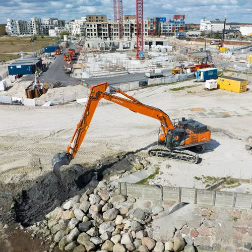 Excavadora intermedia - ZX490-7 SLF - Hitachi Construction Machinery Europe - con orugas / diésel / para obra de construcción