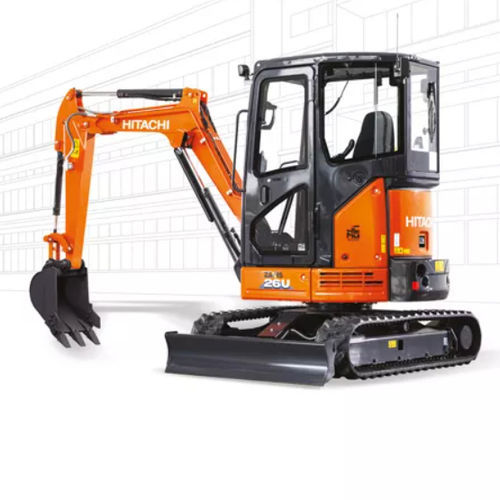 Miniexcavadora - ZX26U-6 - Hitachi Construction Machinery Europe - con orugas / para obra de construcción / compacta