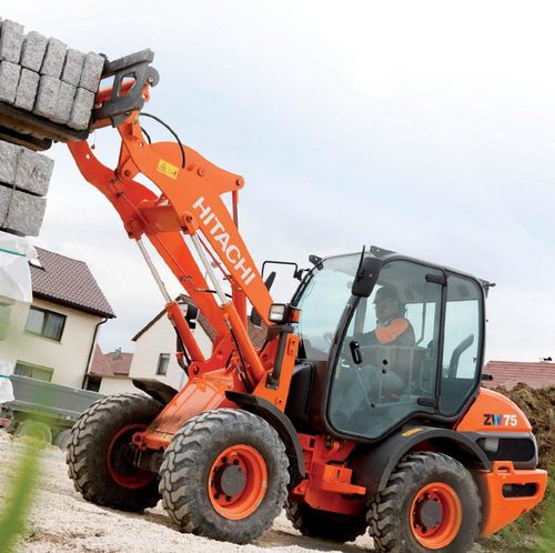 Cargadora de ruedas - ZW75-6 - Hitachi Construction Machinery Europe - articulada / compacta / para obra