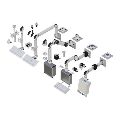 Sistema de brazo de soporte para panel de control - TK060 - TEKNOKOL Support Arm and Enclosure systems - de aluminio / para aparato / para pantalla plana