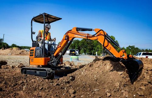 Miniexcavadora - ZX17U-5N - Deere-Hitachi Construction Machinery - con orugas / Tier 4 final / para obra de construcción