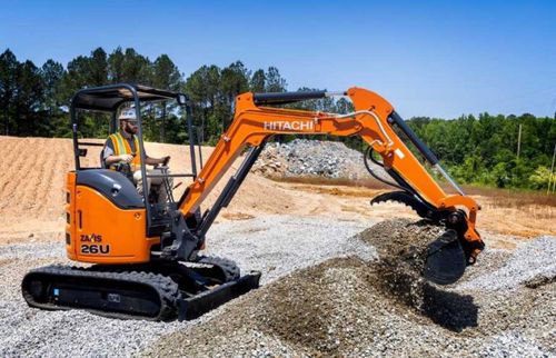 Miniexcavadora - ZX26U-5N - Deere-Hitachi Construction Machinery - con orugas / Tier 4 final / para obra de construcción