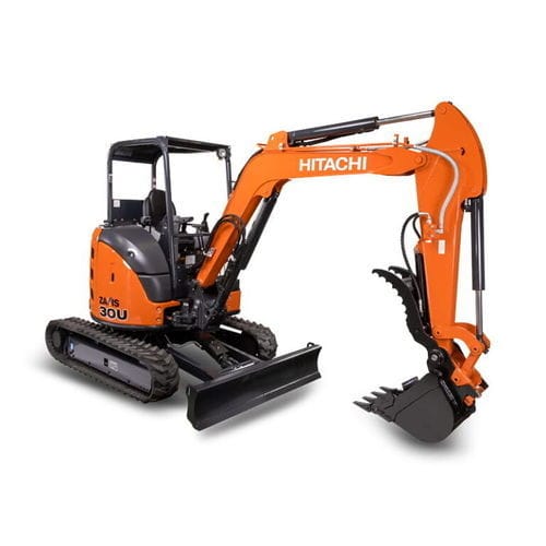 Miniexcavadora - ZX30U-5N - Deere-Hitachi Construction Machinery - con orugas / Tier 4 final / para obra de construcción