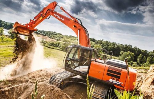 Excavadora intermedia - ZX250LC-6 - Deere-Hitachi Construction Machinery - con orugas / Tier 4 final / para obra de construcción