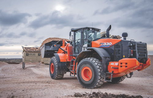 Cargadora de ruedas - ZW330-6 - Deere-Hitachi Construction Machinery - para obra