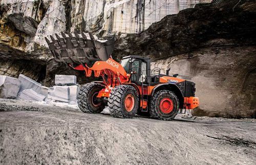 Cargadora de ruedas - ZW550-6 - Deere-Hitachi Construction Machinery - para obra