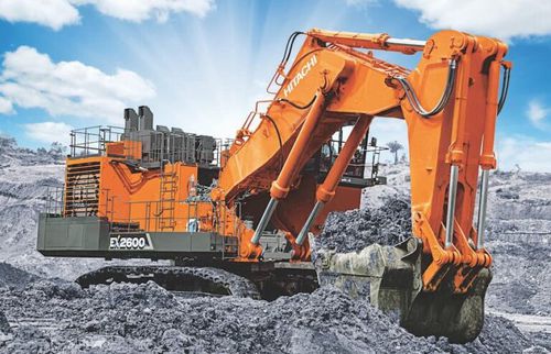 Excavadora intermedia - EX2600-7B, T4F - Deere-Hitachi Construction Machinery - con orugas / diésel / para minas y canteras