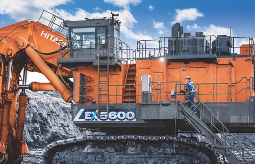 Excavadora intermedia - EX5600-7B, T4F - Deere-Hitachi Construction Machinery - con orugas / diésel