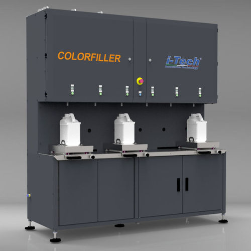 Sistema de llenado automático - COLORFILLER - ITECH ITALIA - de botes / de latas / para productos fitosanitarios