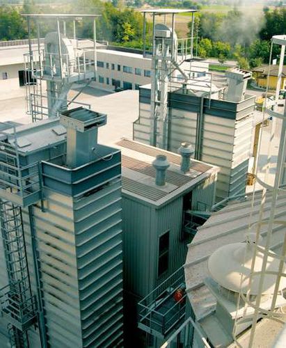 Secadora de granos de aire caliente - DRY-MX grain series  - MULMIX - de trigo / de acero inoxidable
