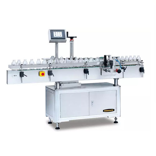 Etiquetadora automática - Colamark A107 - NEURALABEL - para botellas / para aplicación en el lateral del producto / wraparound