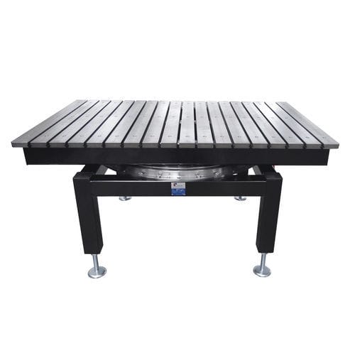 Mesa para soldadura rotativa - FÖRSTER welding systems GmbH - de acero dulce / de hierro fundido