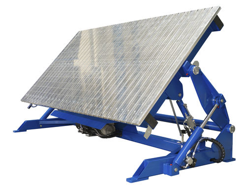 Mesa para soldadura elevadora - FÖRSTER welding systems GmbH - reclinable