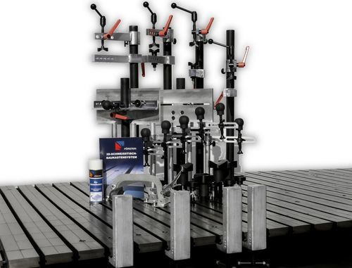 Kit de apriete manual - Set 2 - FÖRSTER welding systems GmbH - para tuberías / para ranura en T / para soldadura