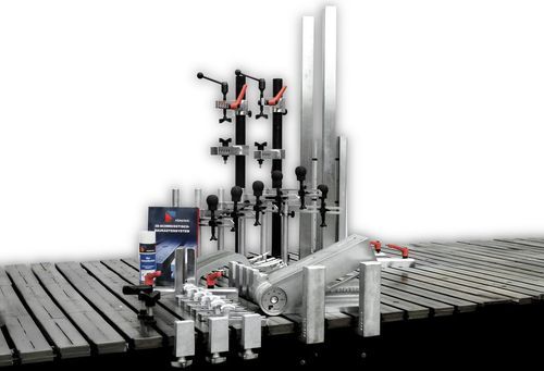 Kit de apriete mecánico - Set 4 - FÖRSTER welding systems GmbH - para ranura en T / para soldadura / de acero inoxidable