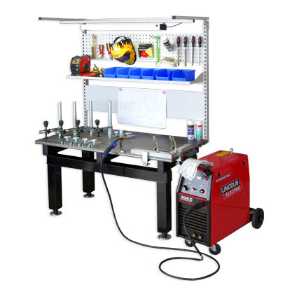 Puesto de trabajo de soldadura - FÖRSTER welding systems GmbH - modular / móvil / de altura regulable