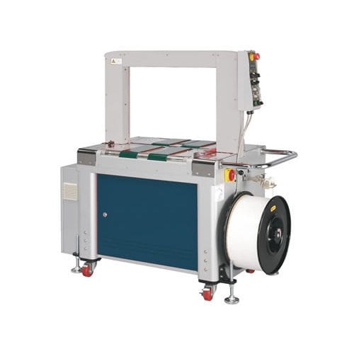 Flejadora automática - SM 702 B series  - OMSTRAP - para cajas de cartón / de paquetes / para cintas de flejado de polipropileno