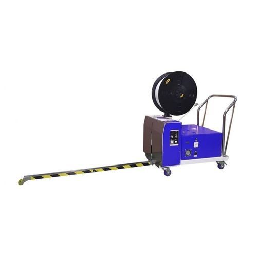 Flejadora semiautomática - SM 502 MV B - OMSTRAP - para cajas de cartón / para cajas / para palés