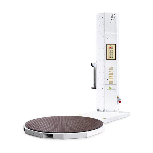 Envolvedora con plataforma giratoria - GOLDWRAP 15 - MARCHETTI PACKAGING S.r.l. - semiautomática / para palés / de film estirable